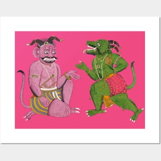 Northern India mythology art || Demon || Indian art || Art Lover || Posters and Art